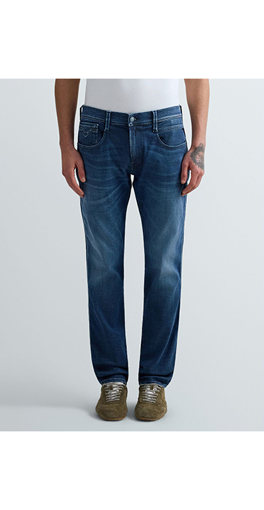 スリムフィットANBASS Hyperflex Matrix ストレッチデニム